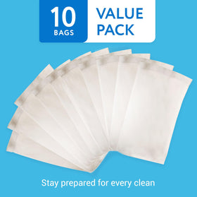 IMPRESA ultra-fine mesh bag helps trap tiny debris for cleaner water