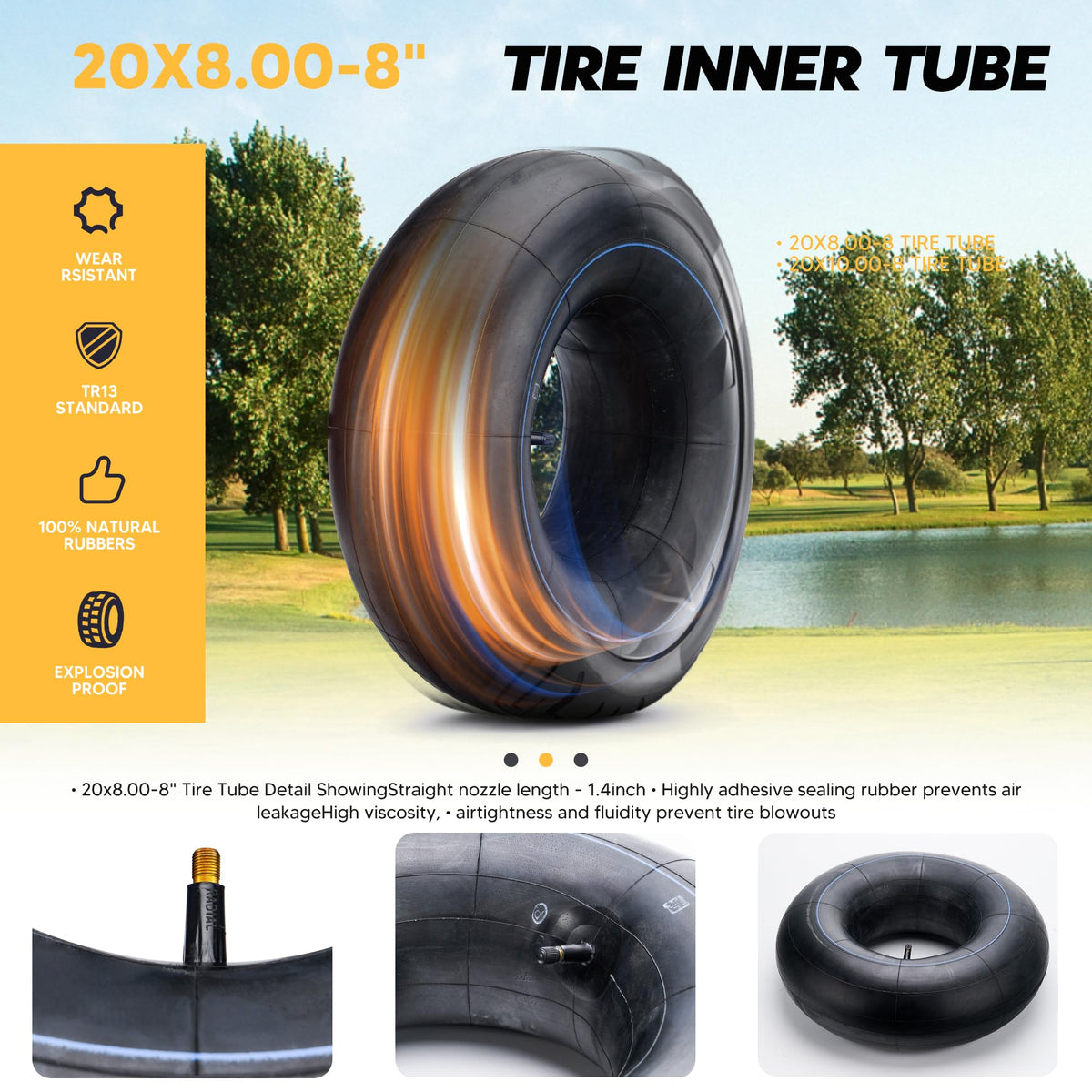 Improvedhand 20x8-8 to 20x10-8 compatibility for outdoor equipment