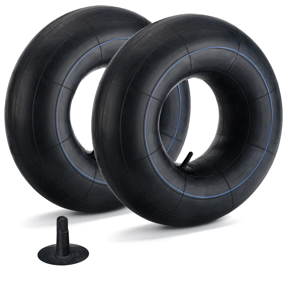 Improvedhand inner tube side view with TR13 valve for lawn mowers and tractors