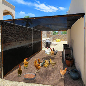 IMSGVIFO greenhouse UV-resistant mesh shields seedlings from harsh sun while promoting airflow.