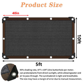 IMSGVIFO patio garden sunshade cover providing cool, comfortable outdoor living under partial shade.