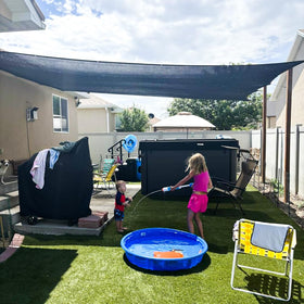IMSGVIFO tear-resistant sunproof mesh delivers durable shading for year-round use.