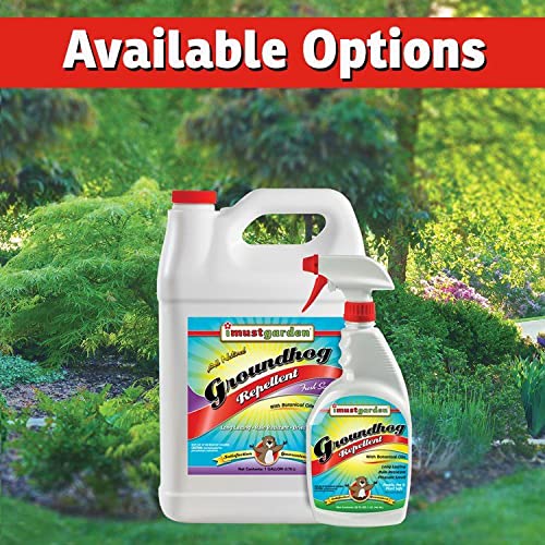 IMUSTGARDEN Groundhog Repellent safe for pets and people with pleasant scent.
