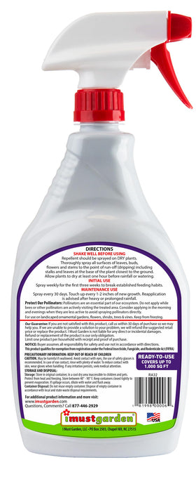 IMUSTGARDEN mint-scent-spray protects lawns and garden beds