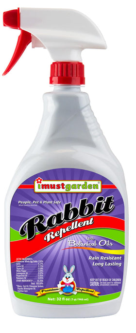 IMUSTGARDEN rabbit repellent bottle protects plants from rabbit nibbling