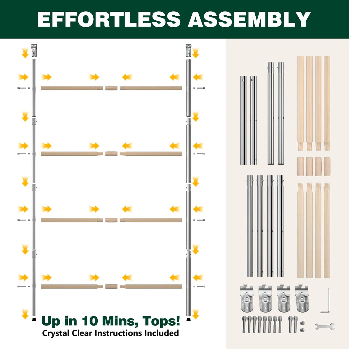 Inanil anti-corrosion perch outperforms cheap pipes in wet environments.