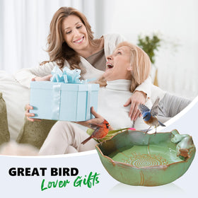 Inanil durable outdoor bird bath enhances wildlife-friendly gardens year-round.