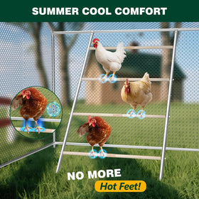 Inanil easy-assembly perch demonstrates quick installation without tools.