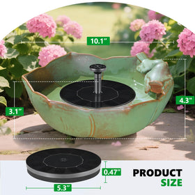 Inanil hummingbird fountain outdoors adds charm to garden spaces