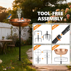 Inanil rust-resistant powder-coated finish withstands rain and weather.
