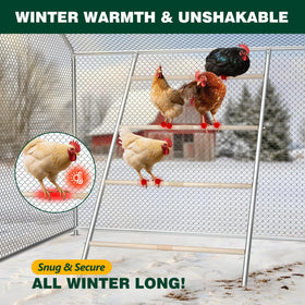 Inanil spiral-joint perch features stable mid-section for reliable weight support.