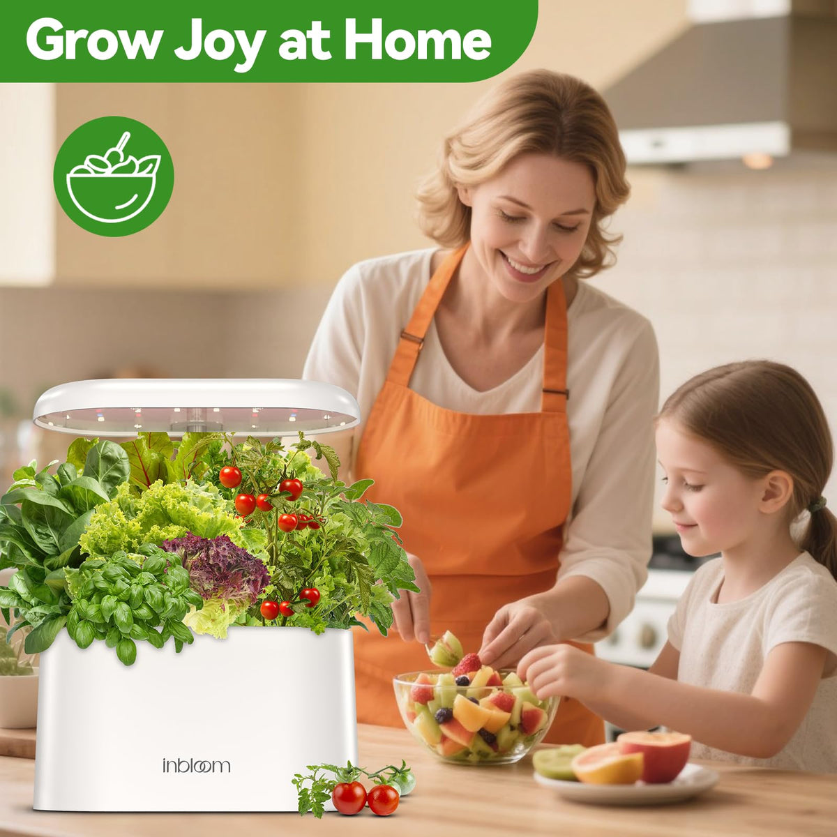 Inbloom grow domes help maintain moisture and warmth.