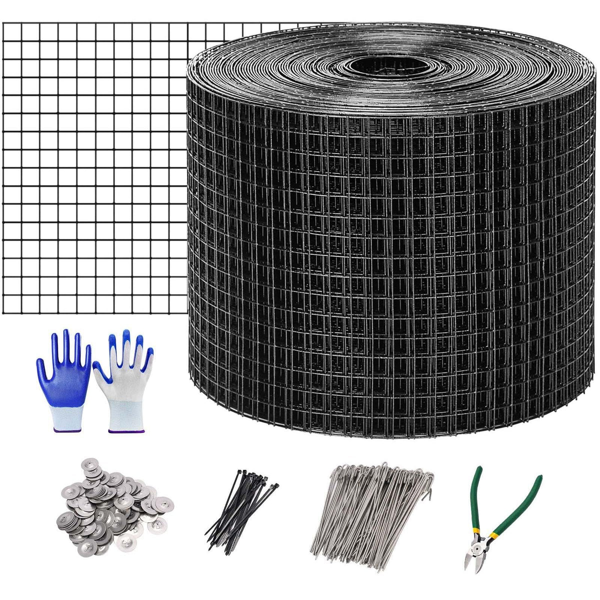 INCIKITI solar panel mesh packaging shows a complete kit