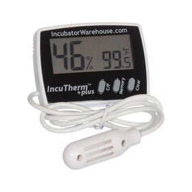 IncuTherm Plus with a large display for quick incubator readings and easy monitoring