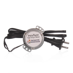 Incubator Warehouse replacement egg turner motor with durable materials for humid incubators.