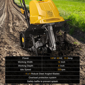IncwBo garden cultivator handling tough soil and weeds with ease