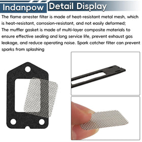 Three-pack Indanpow muffler parts for easy replacement