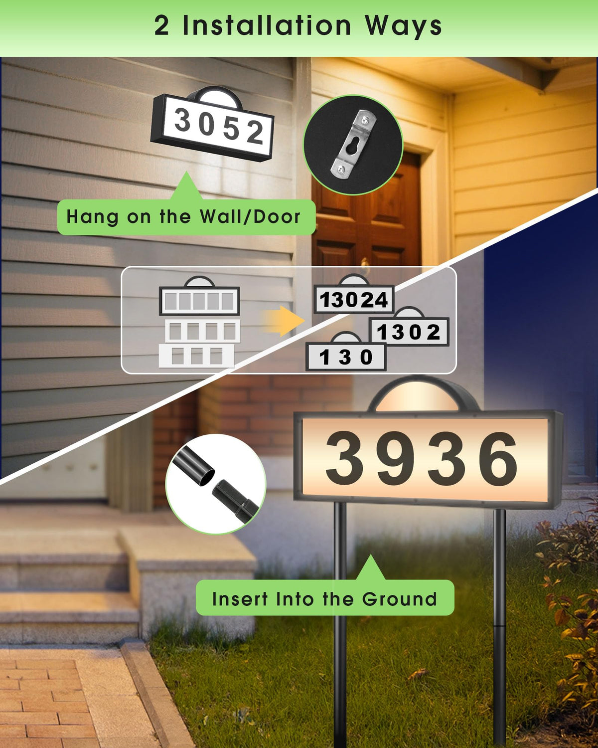 INDARUN 45 LEDs provide bright, even illumination for nighttime viewing.