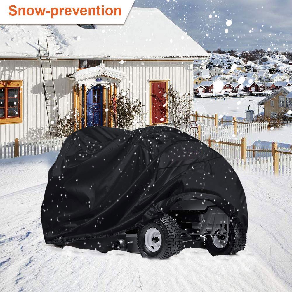 Indeed BUY riding lawn mower cover installs quickly for fast outdoor protection