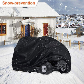 Indeed BUY riding lawn mower cover installs quickly for fast outdoor protection