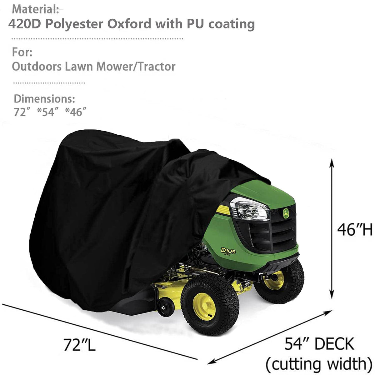 Indeed BUY mower cover with UV protection shields from sun exposure and fading
