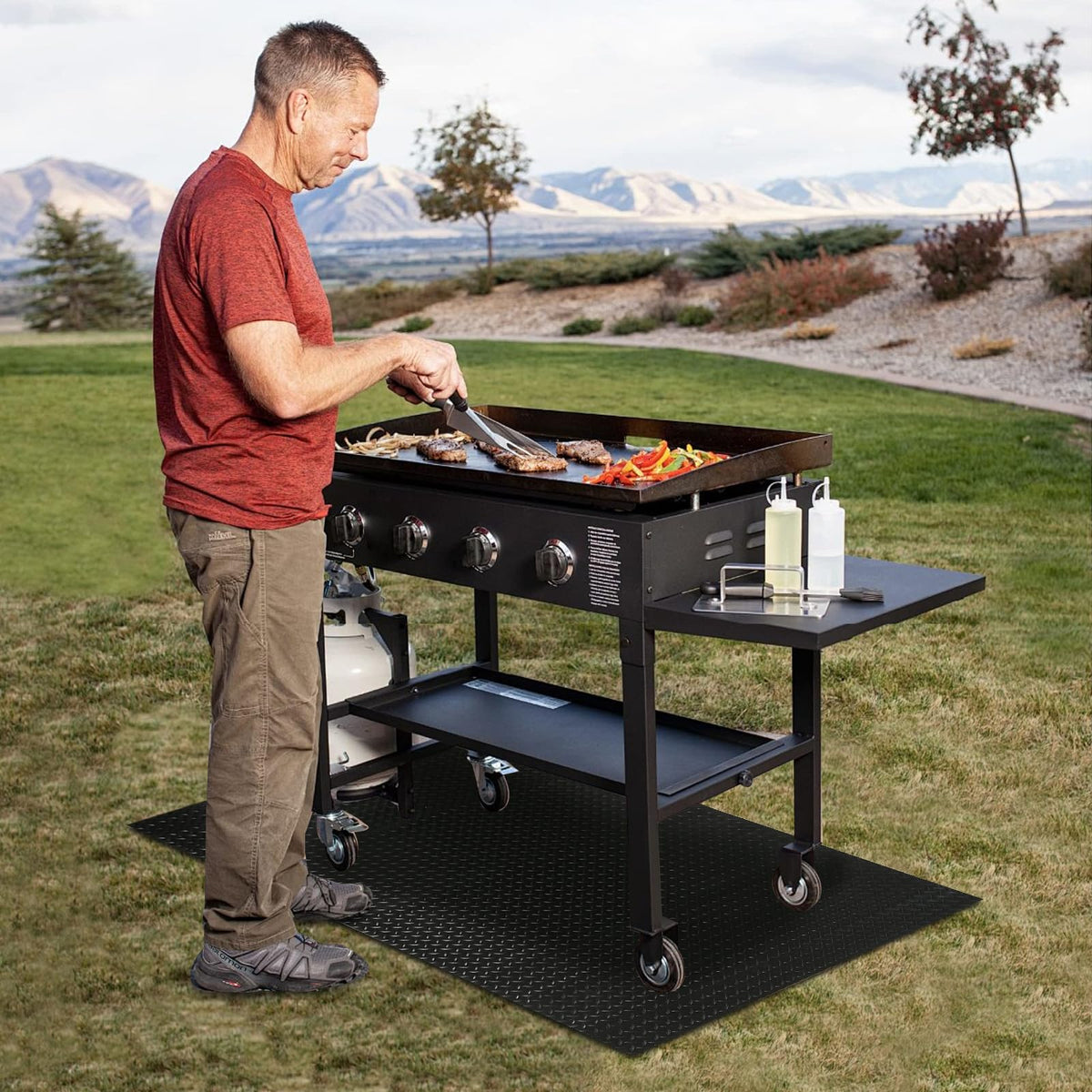 Indiedouker easy-clean-mat after use supports simple maintenance.