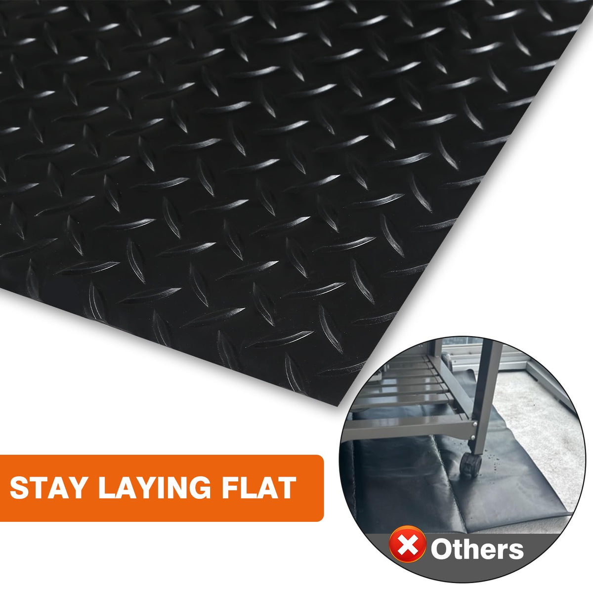 Indiedouker edges-flat mat enables quick, clean outdoor setup.