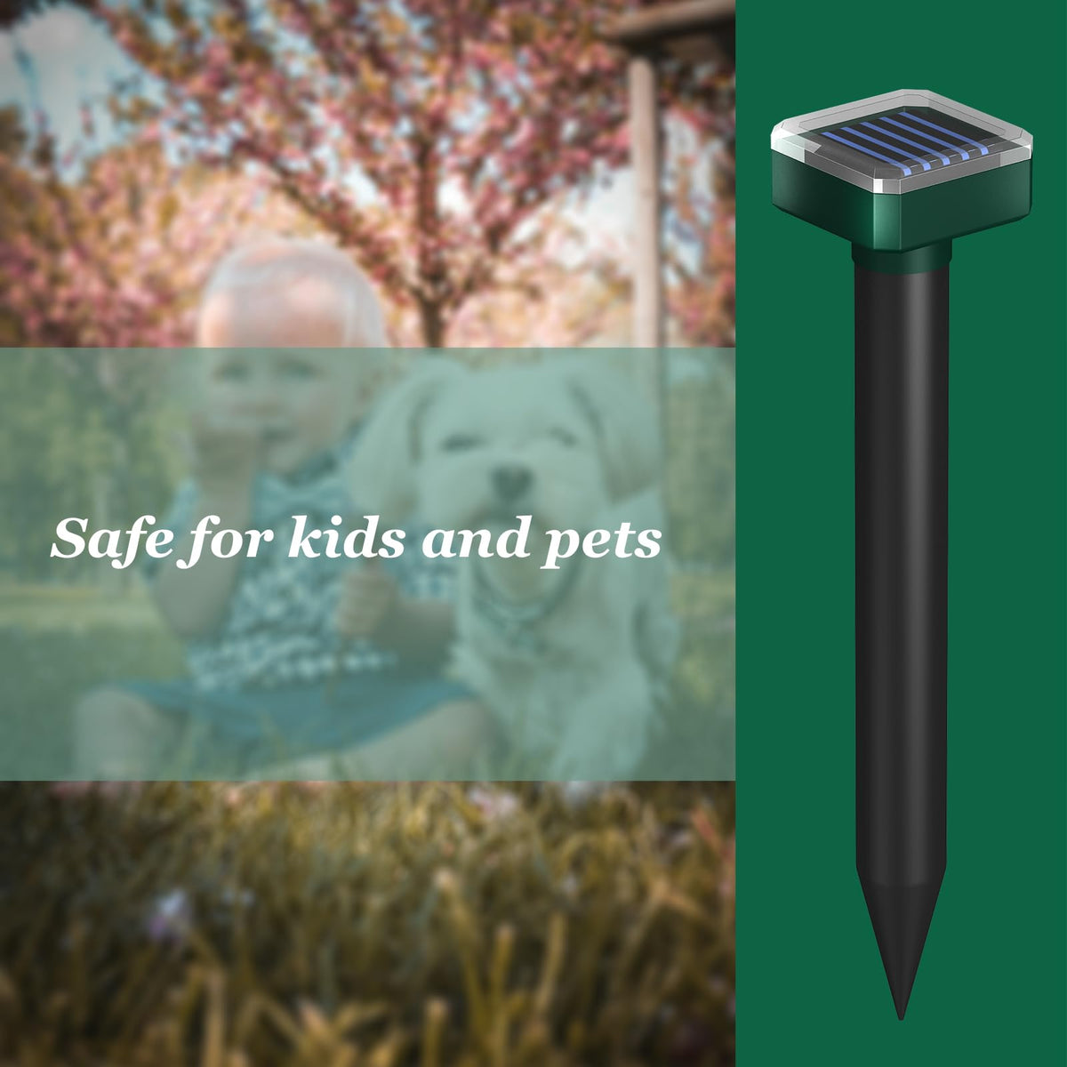 INENNT camping and outdoor use, cord-free deterrent.
