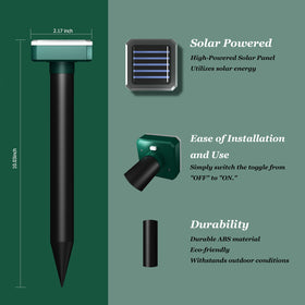 INENNT Snake Away stake along the driveway supports safer outdoor access.