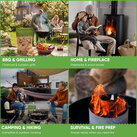 Inflame Fire Starters weatherproof lighting in rain or wind