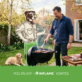 Inflame firestarters grill and barbecue ignition for efficient cooking start.