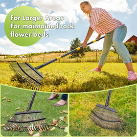 INFLATION adjustable-handle design shown enabling comfortable use for all heights.