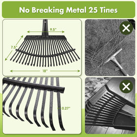 INFLATION easy-install design, rods screw together for portable storage.
