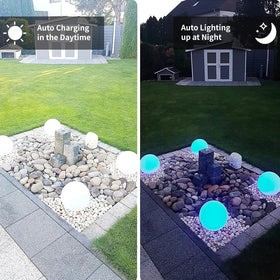 Infray durable ABS globe offers robust outdoor performance.