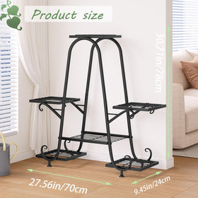 INGIORDAR multi-pot stand in living room setting.