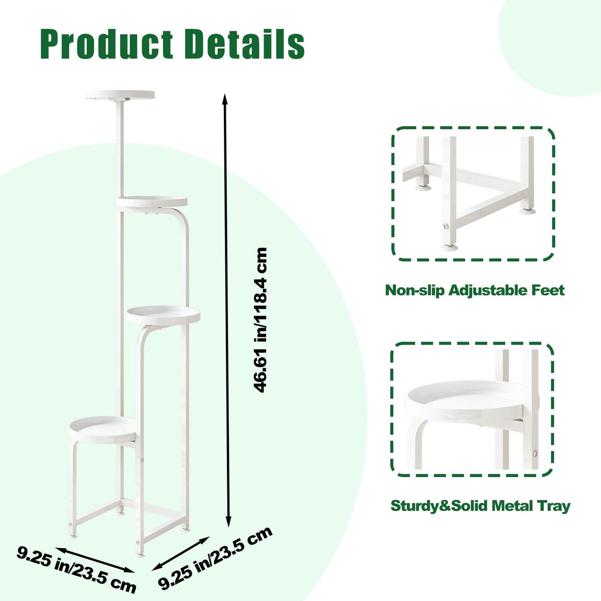 INGIORDAR adjustable-foot pads protect floors and enhance balance on uneven surfaces