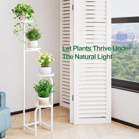 INGIORDAR modern corner display elevates living room, balcony, or patio greenery