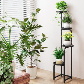 INGIORDAR plant shelf in a living room displaying plants and decor
