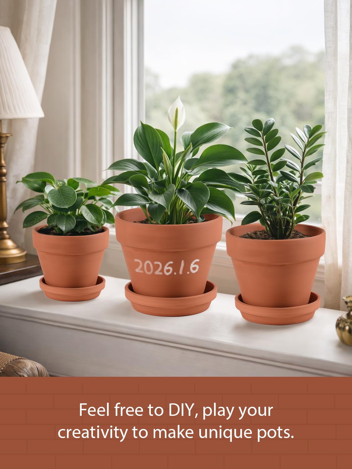 INGOFIN terracotta pots durable packaging protects during shipping and handling.