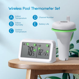 Inkbird IBS-P02R IPX7 waterproof casing protects the sensor from splashes.