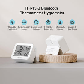 Inkbird ITH-13-B app control enables instant alerts and data access.