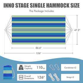 INNO STAGE hammock tree straps enabling quick, secure porch or garden setup