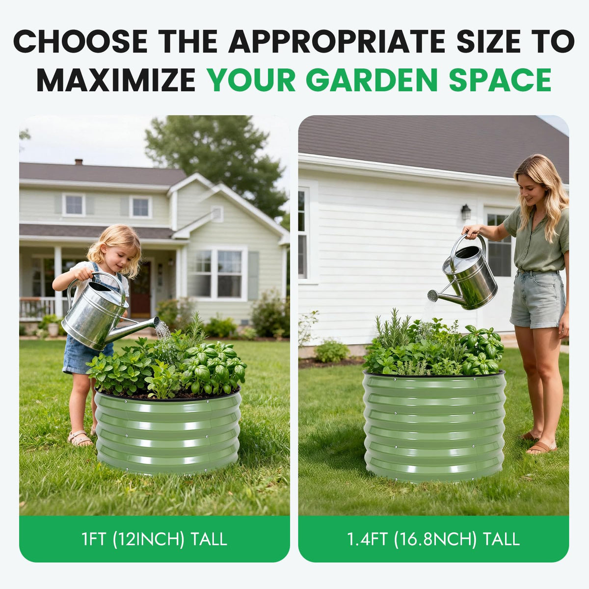 Weatherproof galvanized bed withstands outdoor conditions