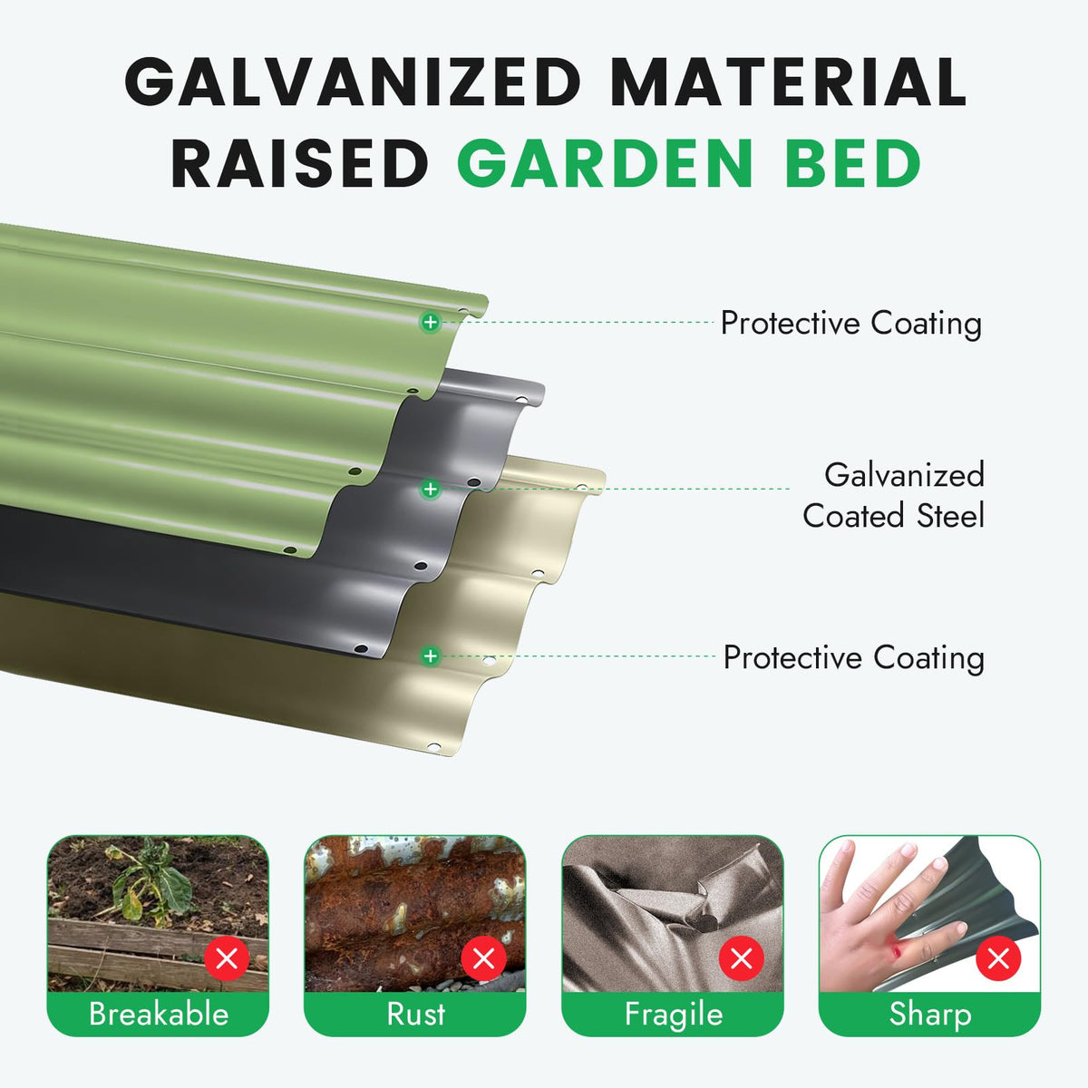 Versatile planter suitable for vegetables, herbs, and flowering plants