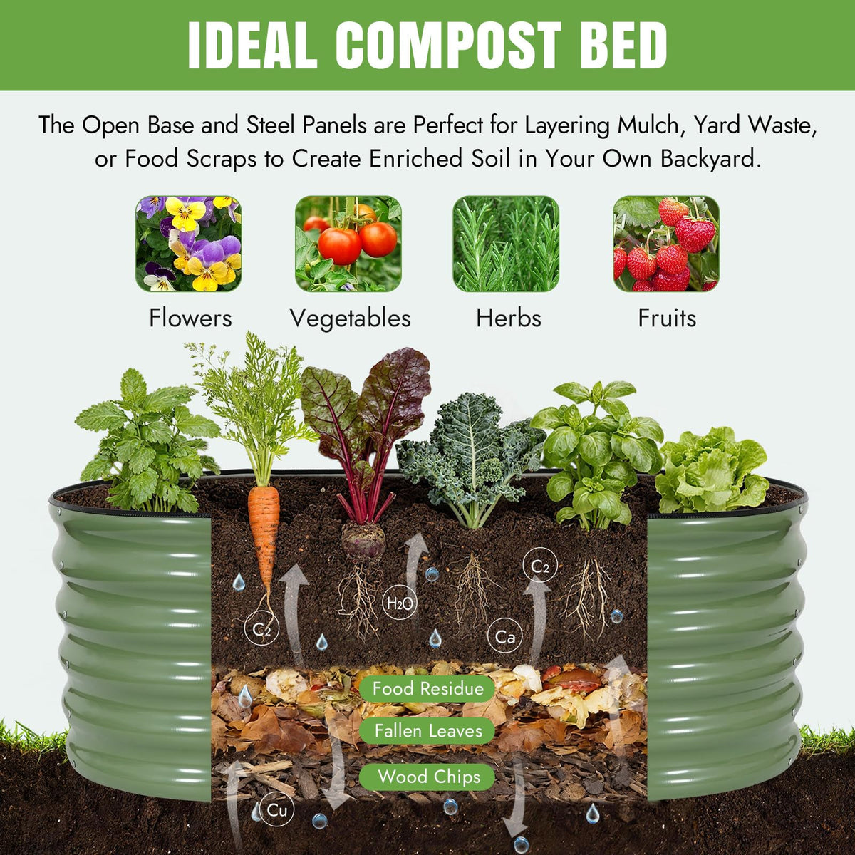 INNO STAGE ideal for vegetables and flowers in patios