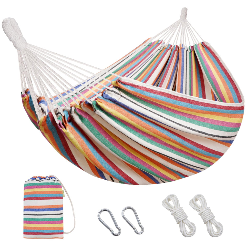INNO STAGE Brazilian hammock with tree straps for quick outdoor setup