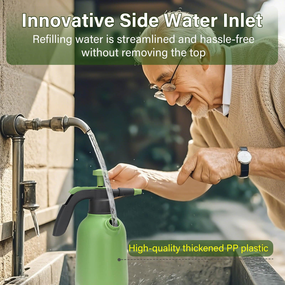 INNOVJOPRO ergonomic grip improves comfort during extended spraying