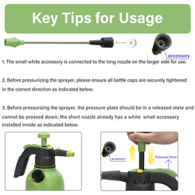 INNOVJOPRO long nozzle enables reach for tall plants