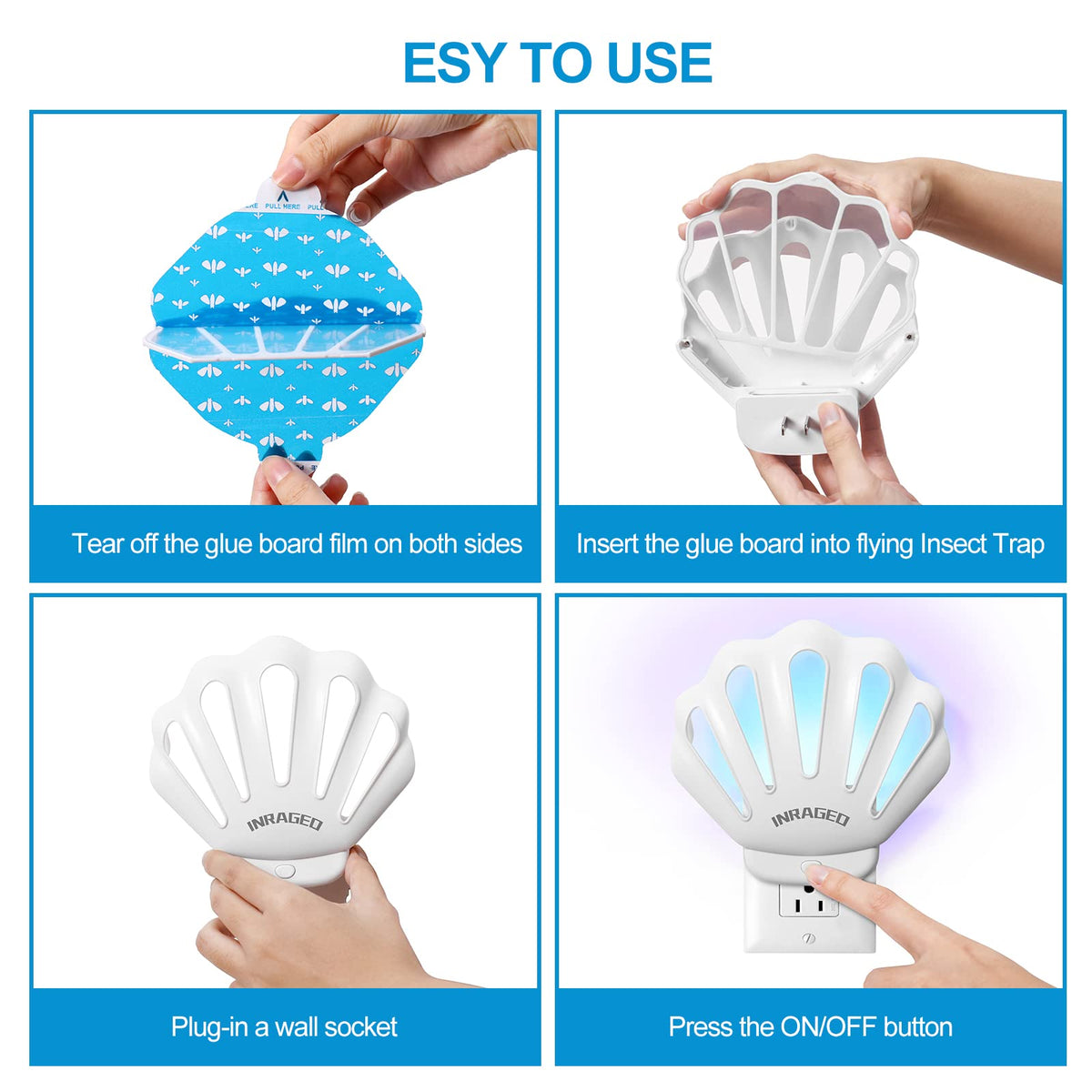 INRAGEO HU002 refill-pack display emphasizes convenient ready-to-use solution