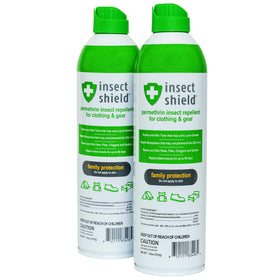 Insect Shield Premium Permethrin Spray bottle ready for outdoor apparel protection.
